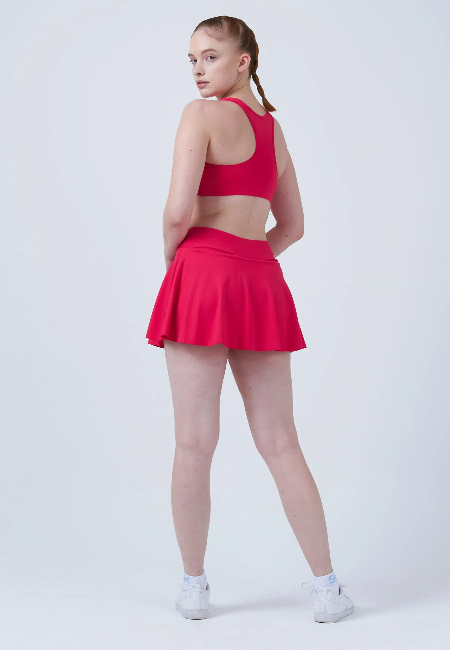 Advantage Ball Belt Tennisskirt / Skort, pink