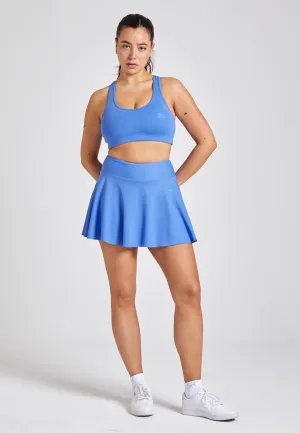 Advantage tennis skirt / skort with ball holder, cornflower blue