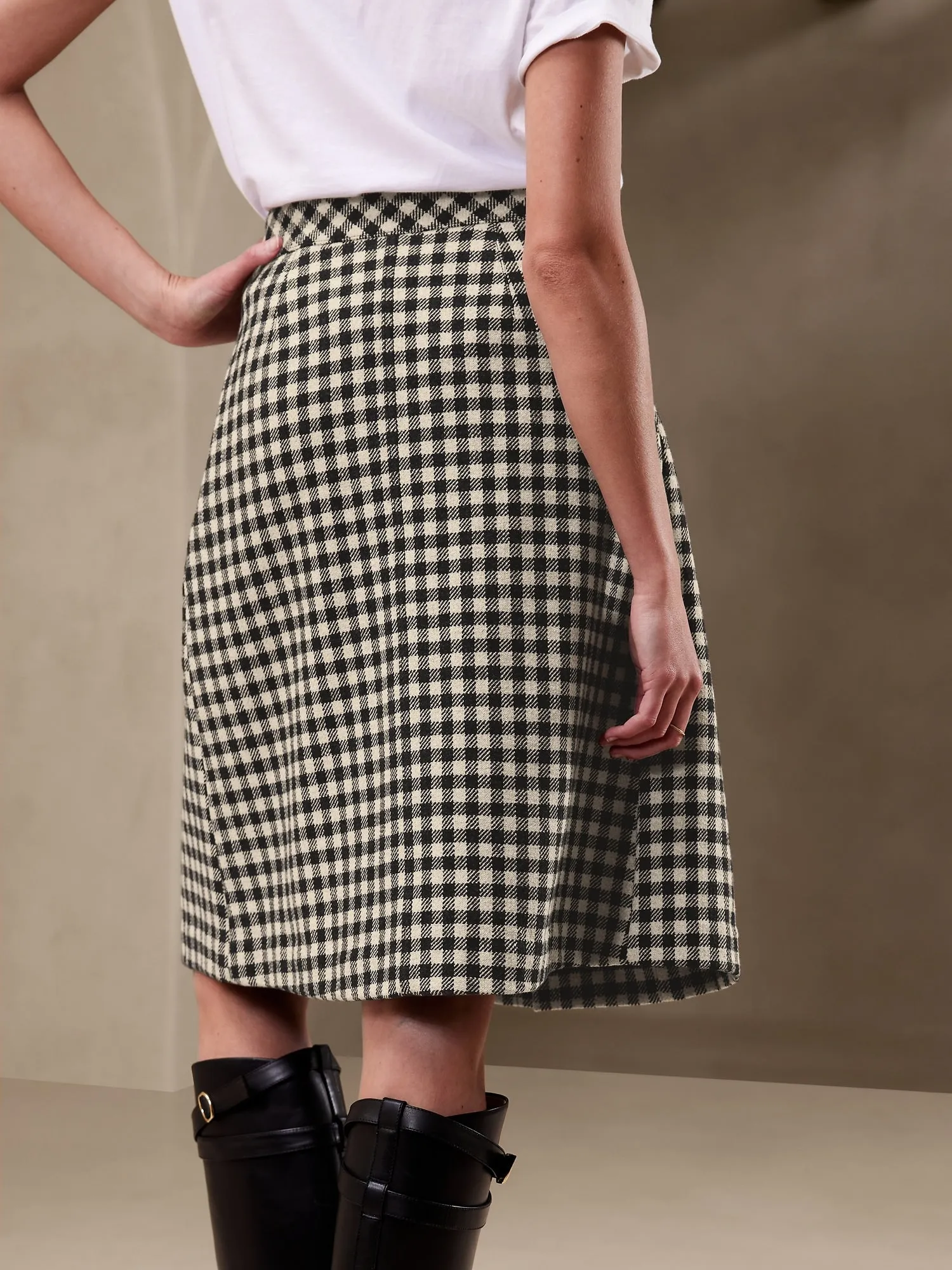 Bea Plaid Utility Skirt