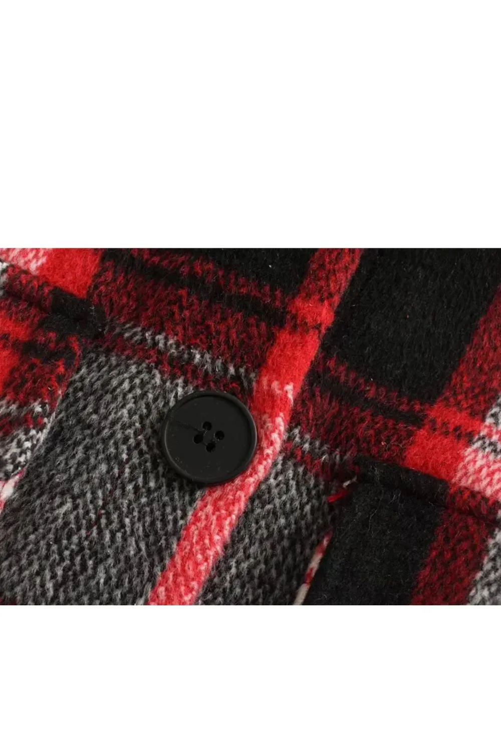 ‘Becky’ Versatile Minimalist Plaid Shirt-Style Jacket