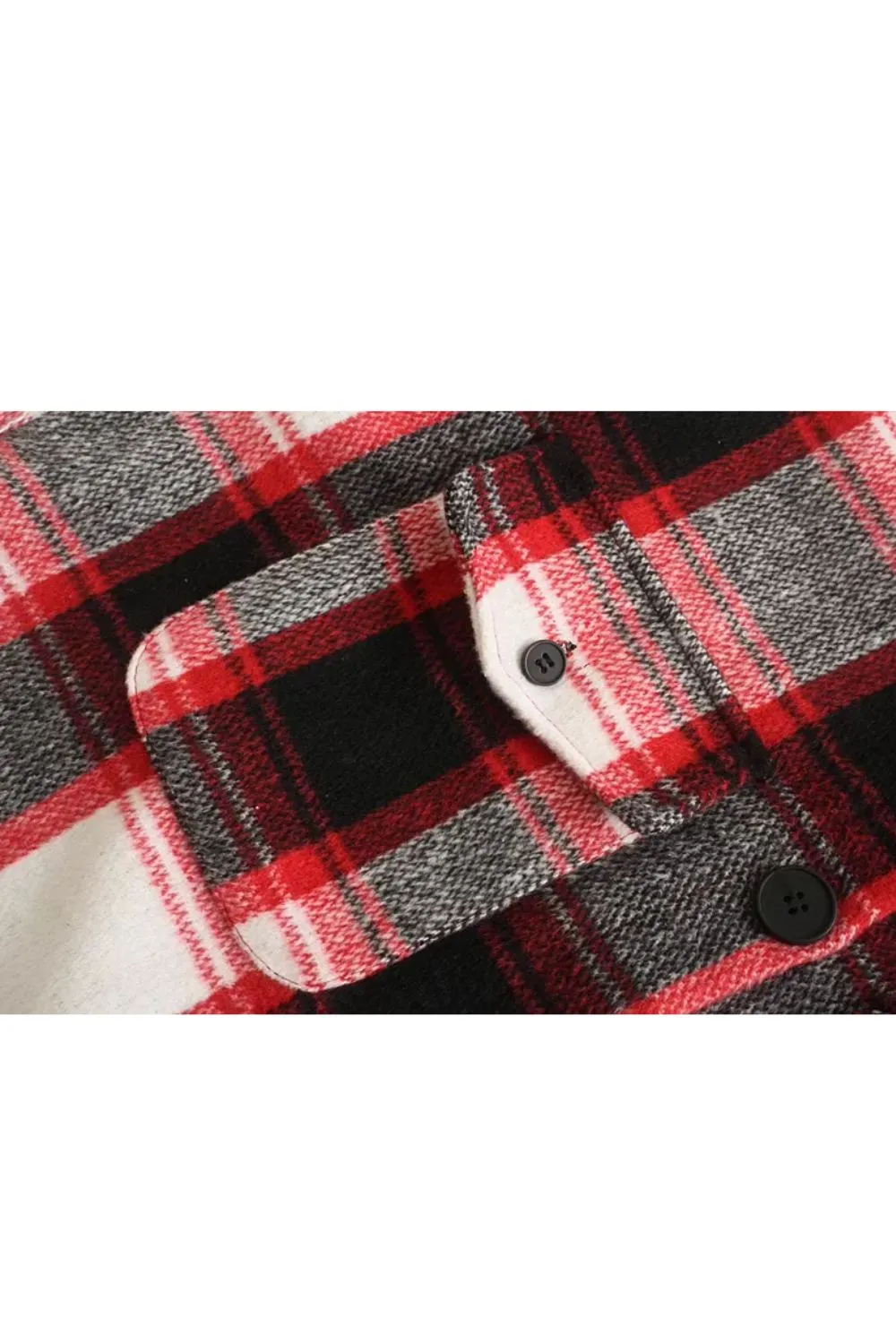 ‘Becky’ Versatile Minimalist Plaid Shirt-Style Jacket