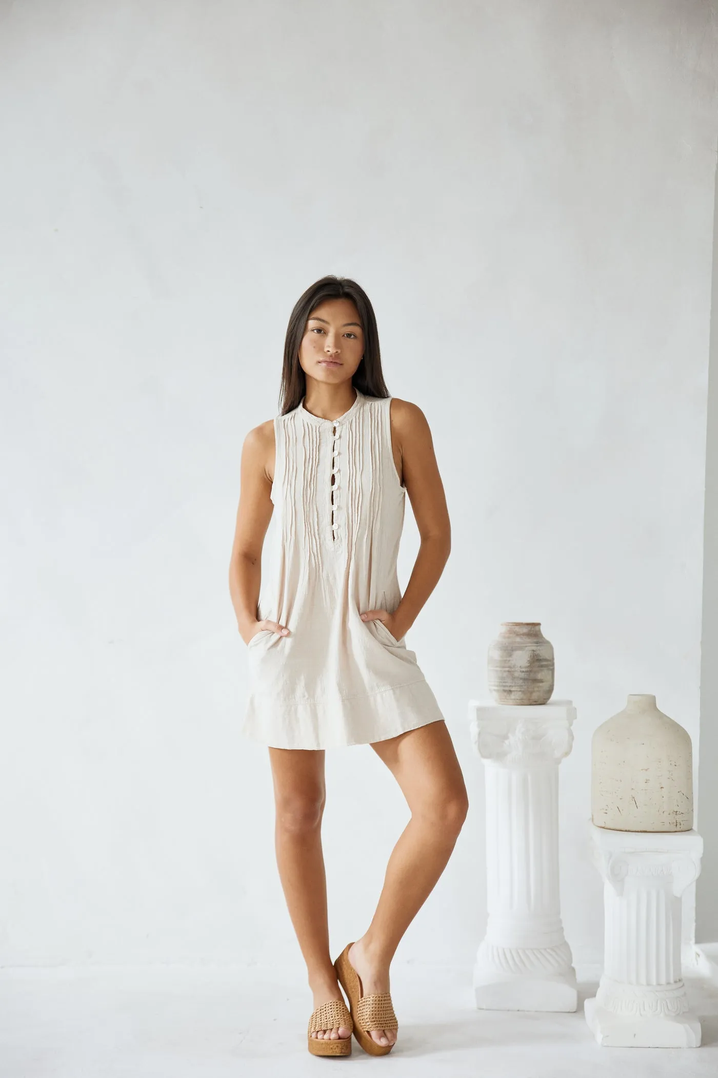 Blanco Suza Mini Dress