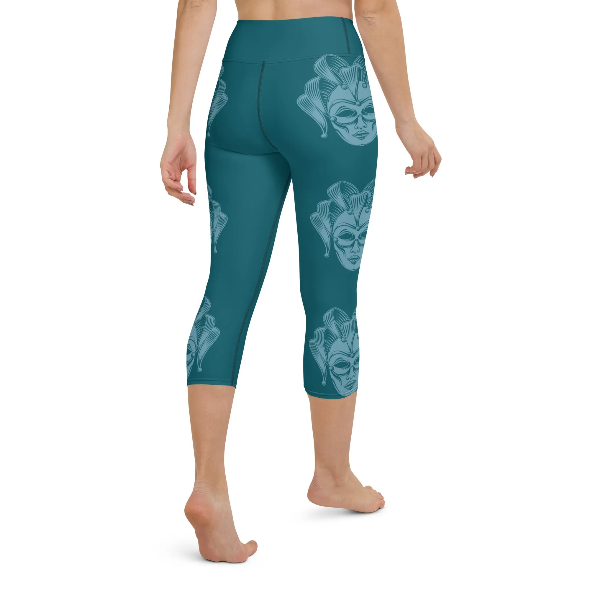 Carnival Mask Yoga Capris