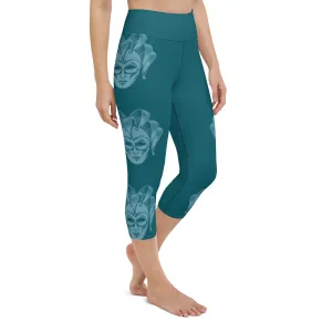 Carnival Mask Yoga Capris