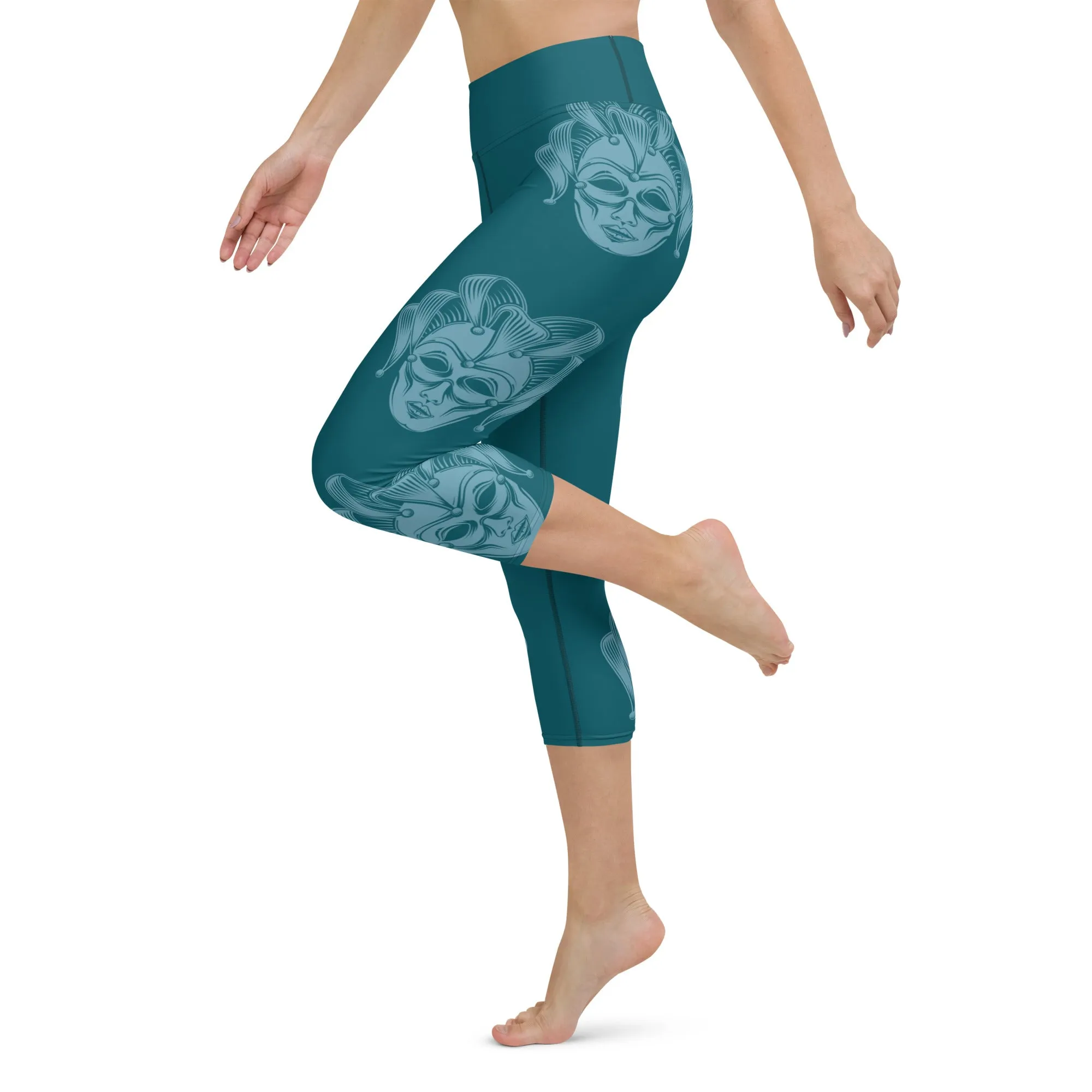 Carnival Mask Yoga Capris