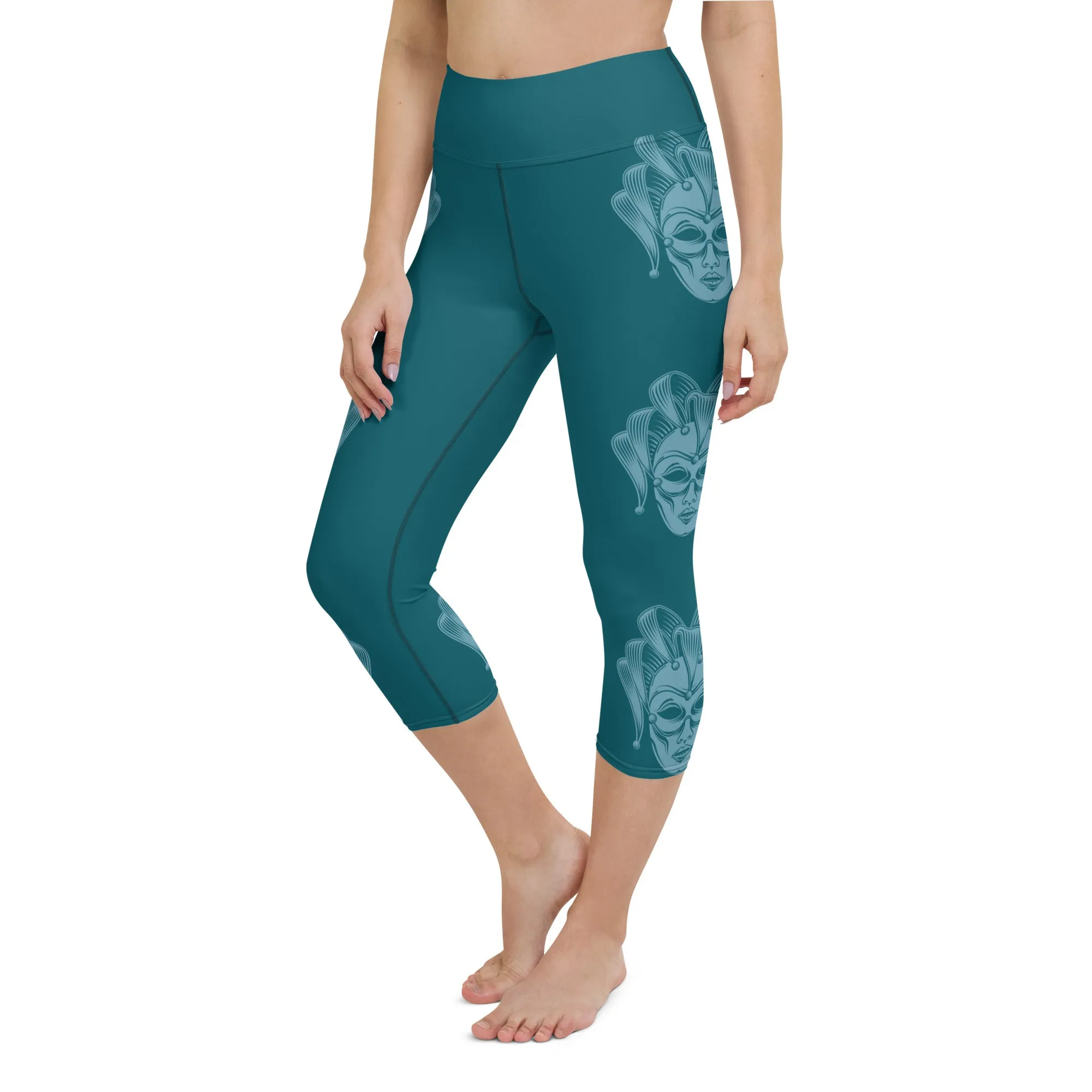 Carnival Mask Yoga Capris