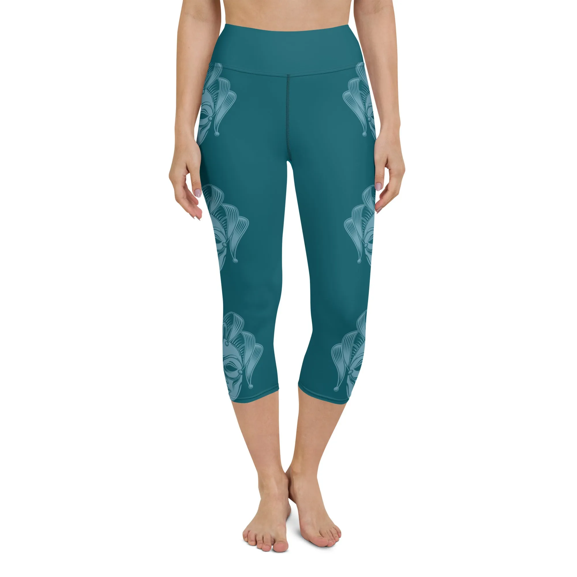 Carnival Mask Yoga Capris