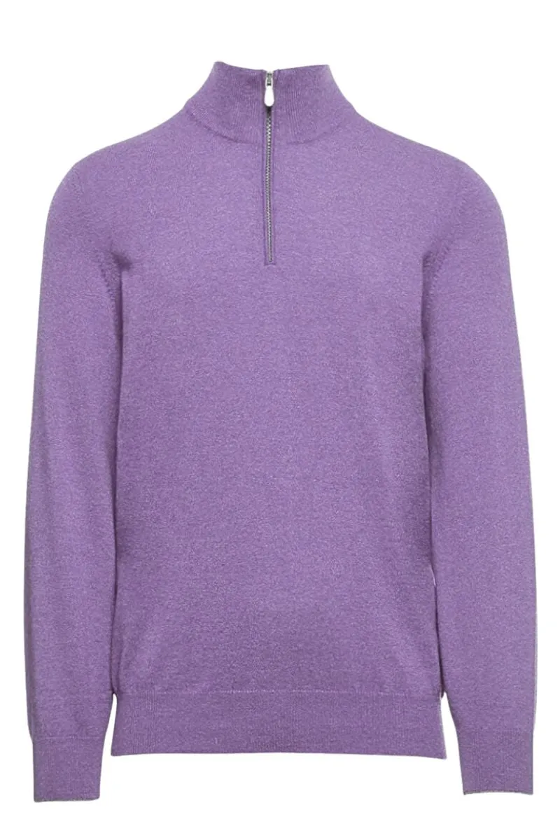 Cashmere Quarter Zip Sweater