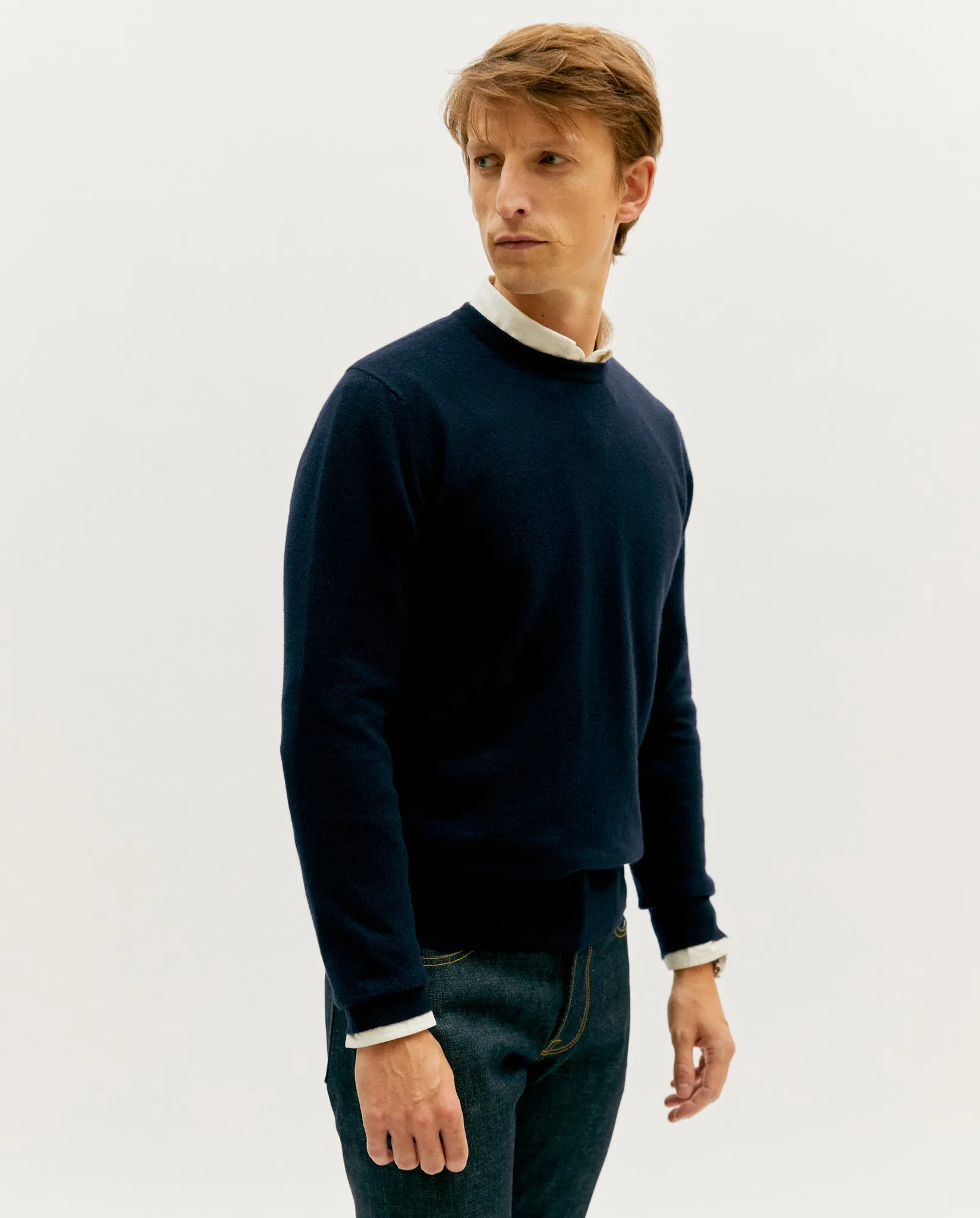 Cashmere Sweater - Navy