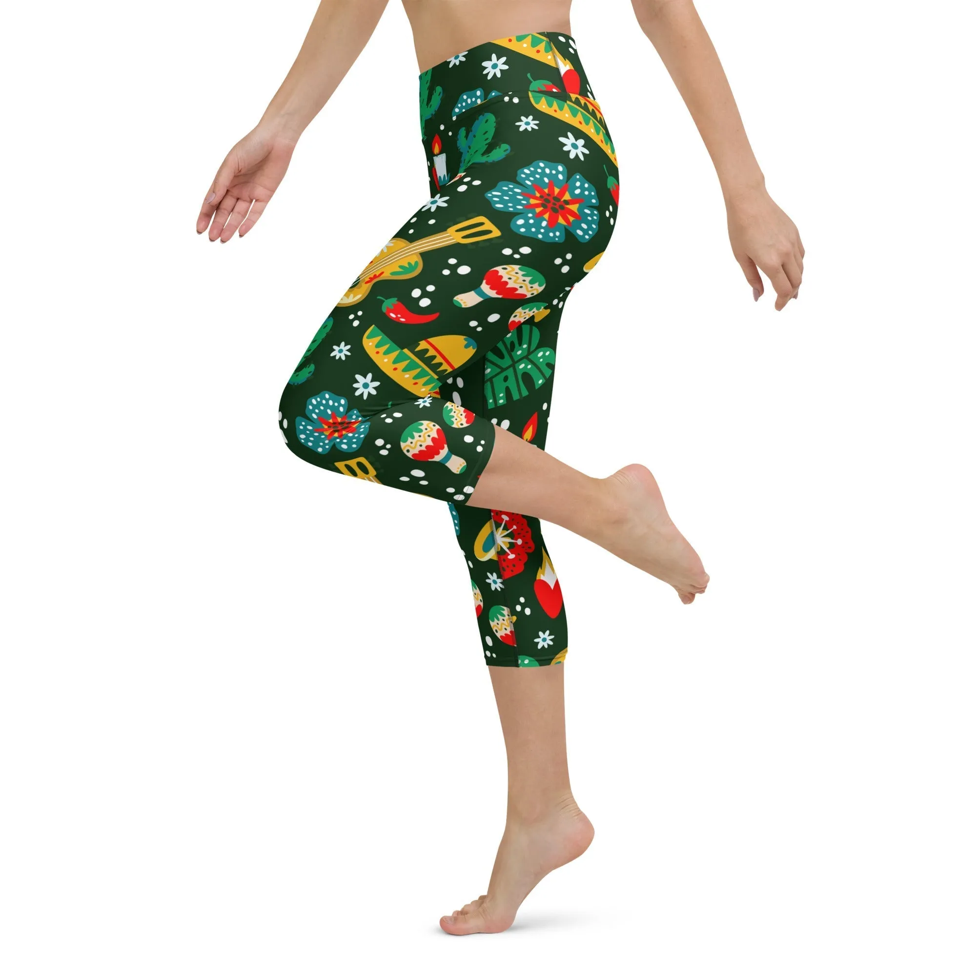 Cinco de Mayo Yoga Capris