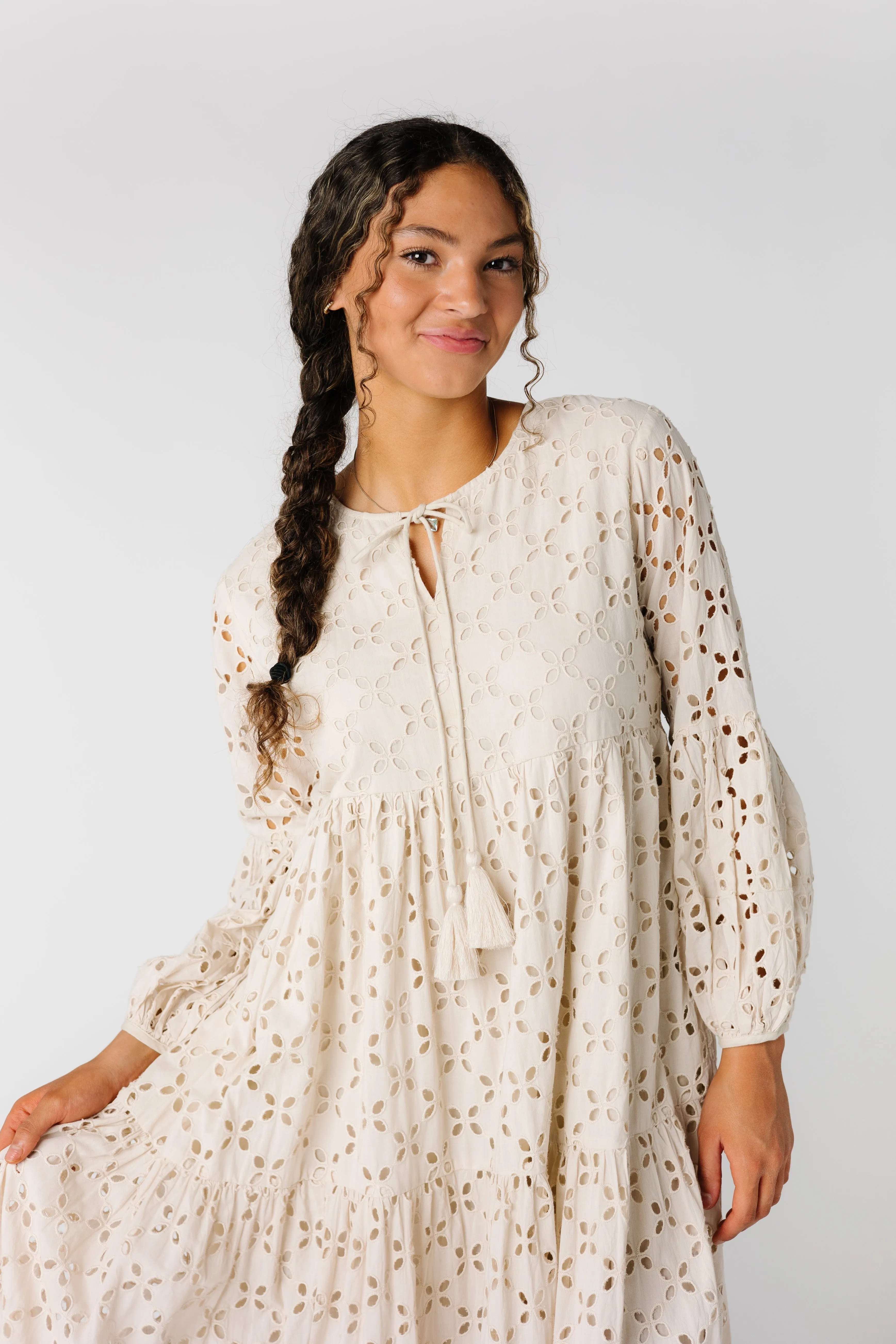 Citrus Nila Eyelet Dress