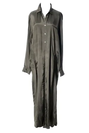 Comme Des Garcons Vintage Olive Green Maxi Dress