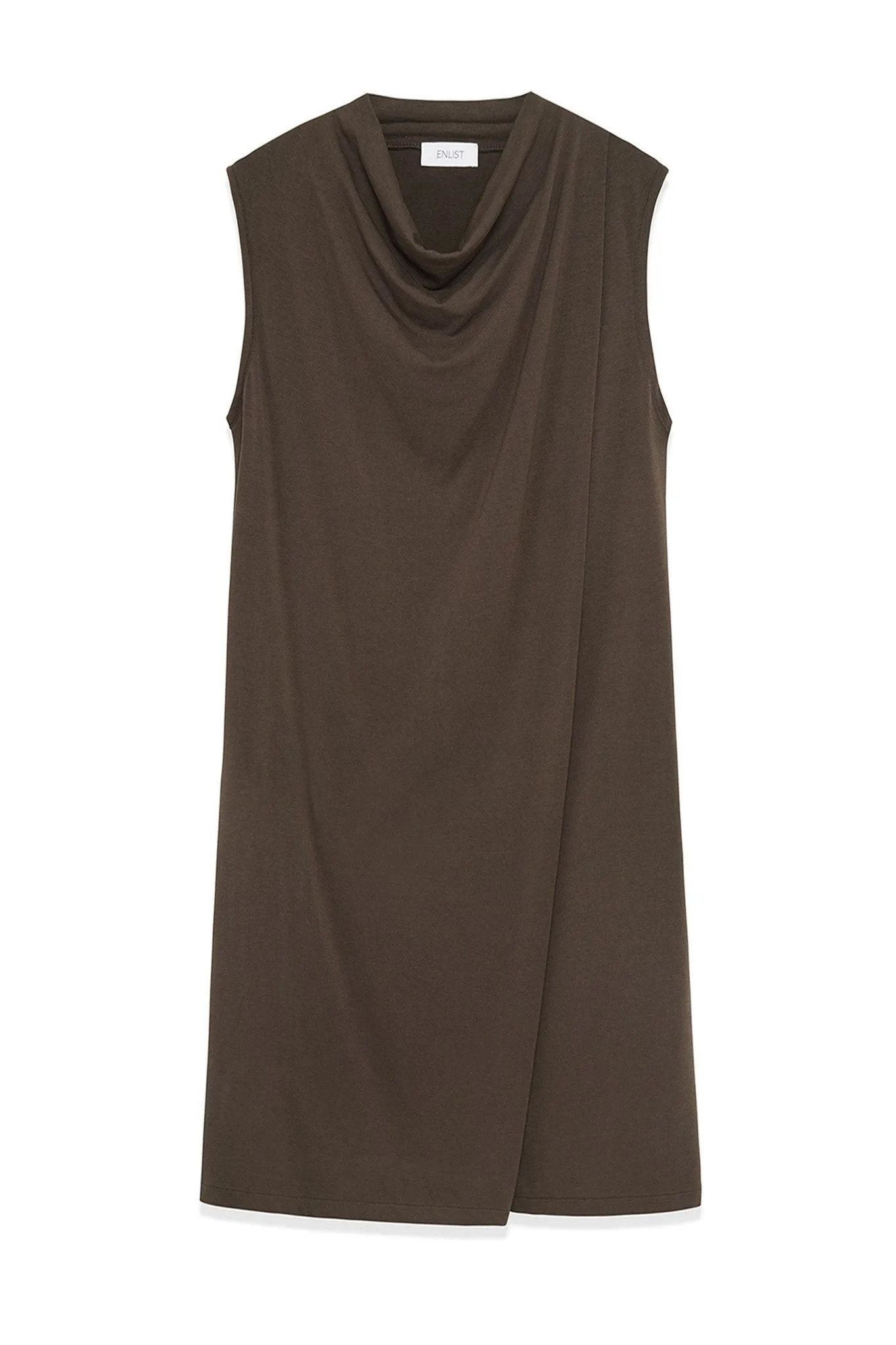 Davina Dress: Cotton-Blend Jersey Wrap Dress