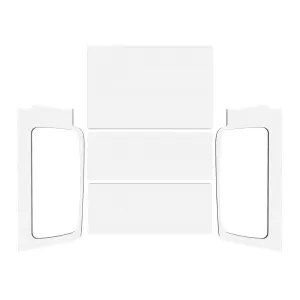 DEI 50602 White Original Finish Complete Kit for JEEP Wrangler LJ 2004-2006