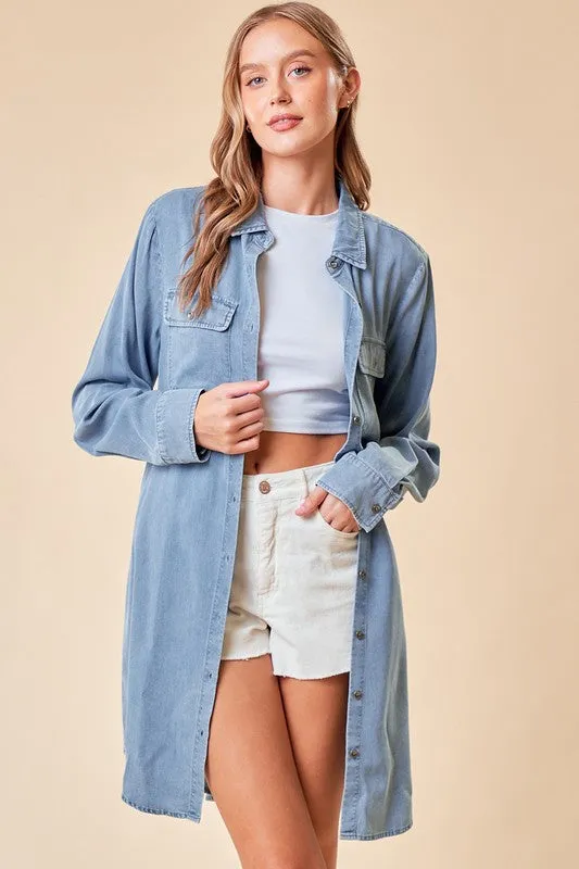 Denim Shirt Dress