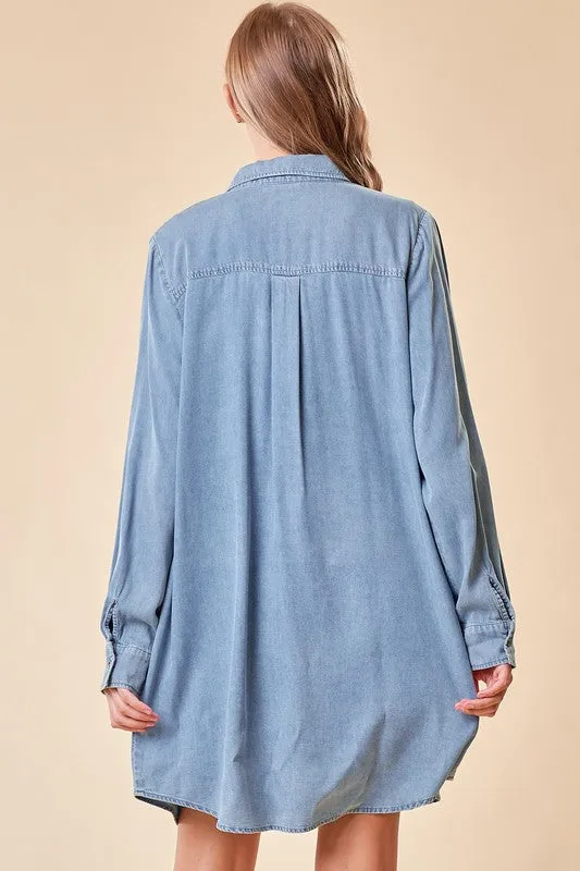 Denim Shirt Dress