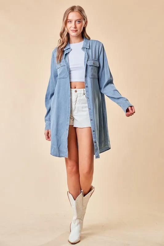 Denim Shirt Dress