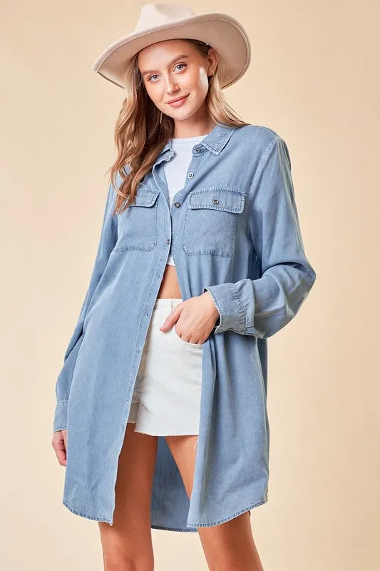 Denim Shirt Dress