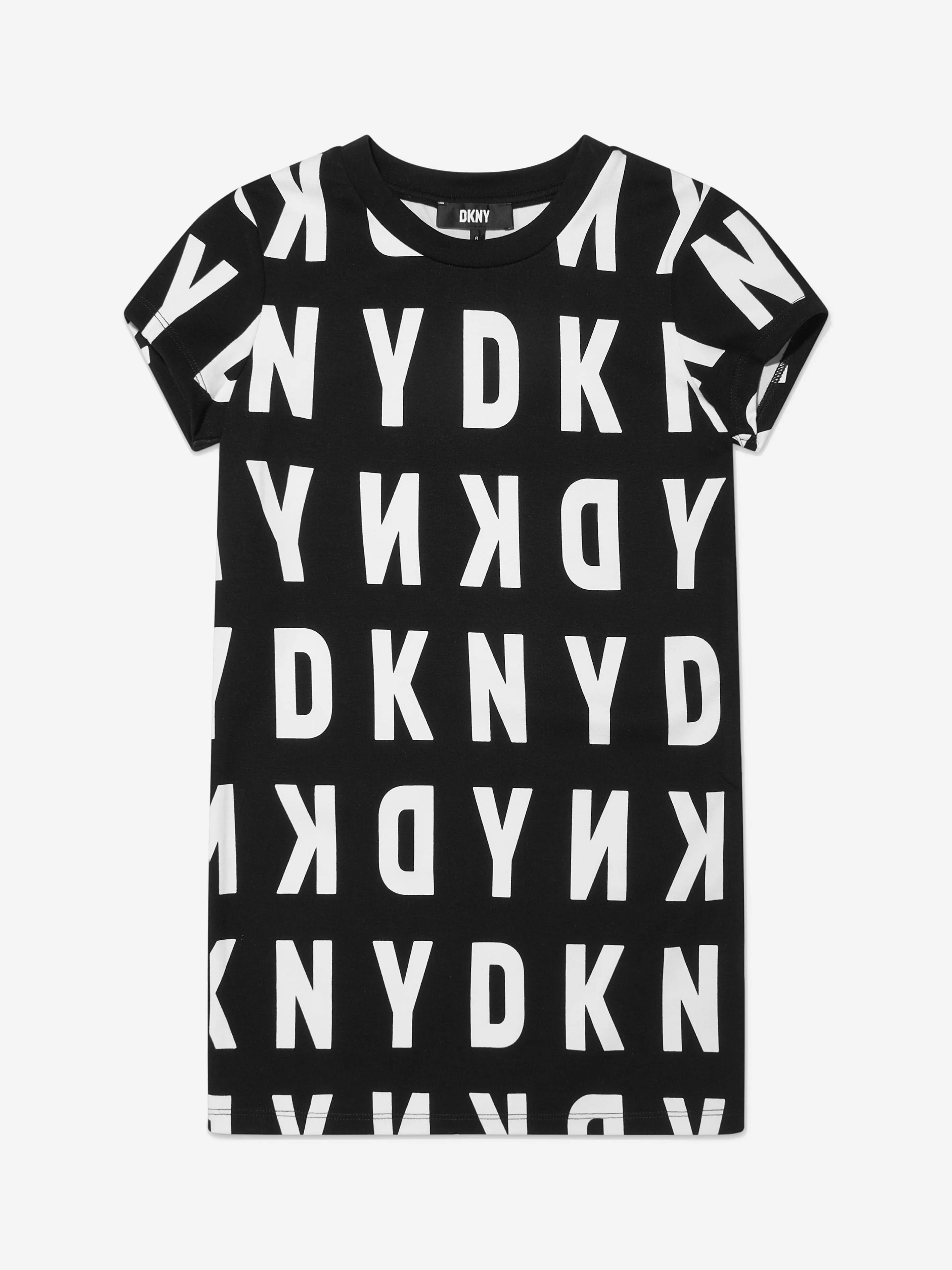 DKNY Girls 2 In 1 Logo Dress