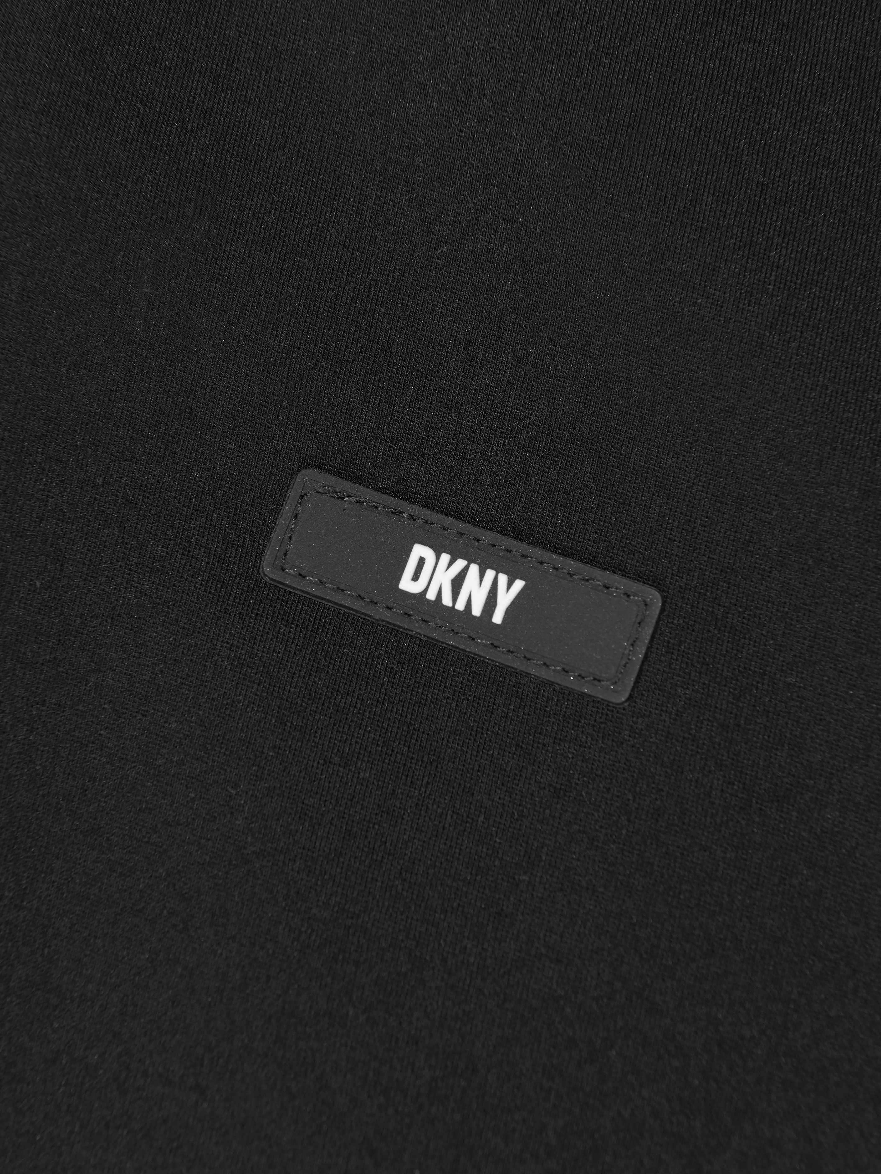 DKNY Girls Milano Dress in Black