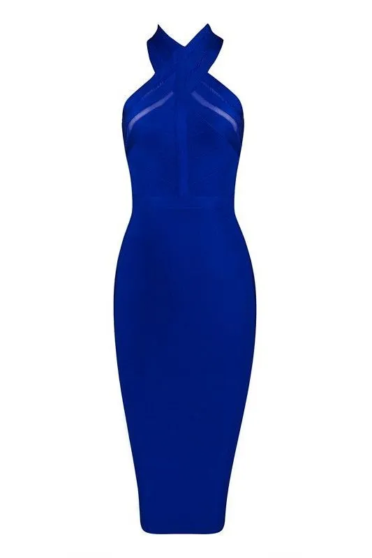 Eden Bandage Dress - Royal Blue