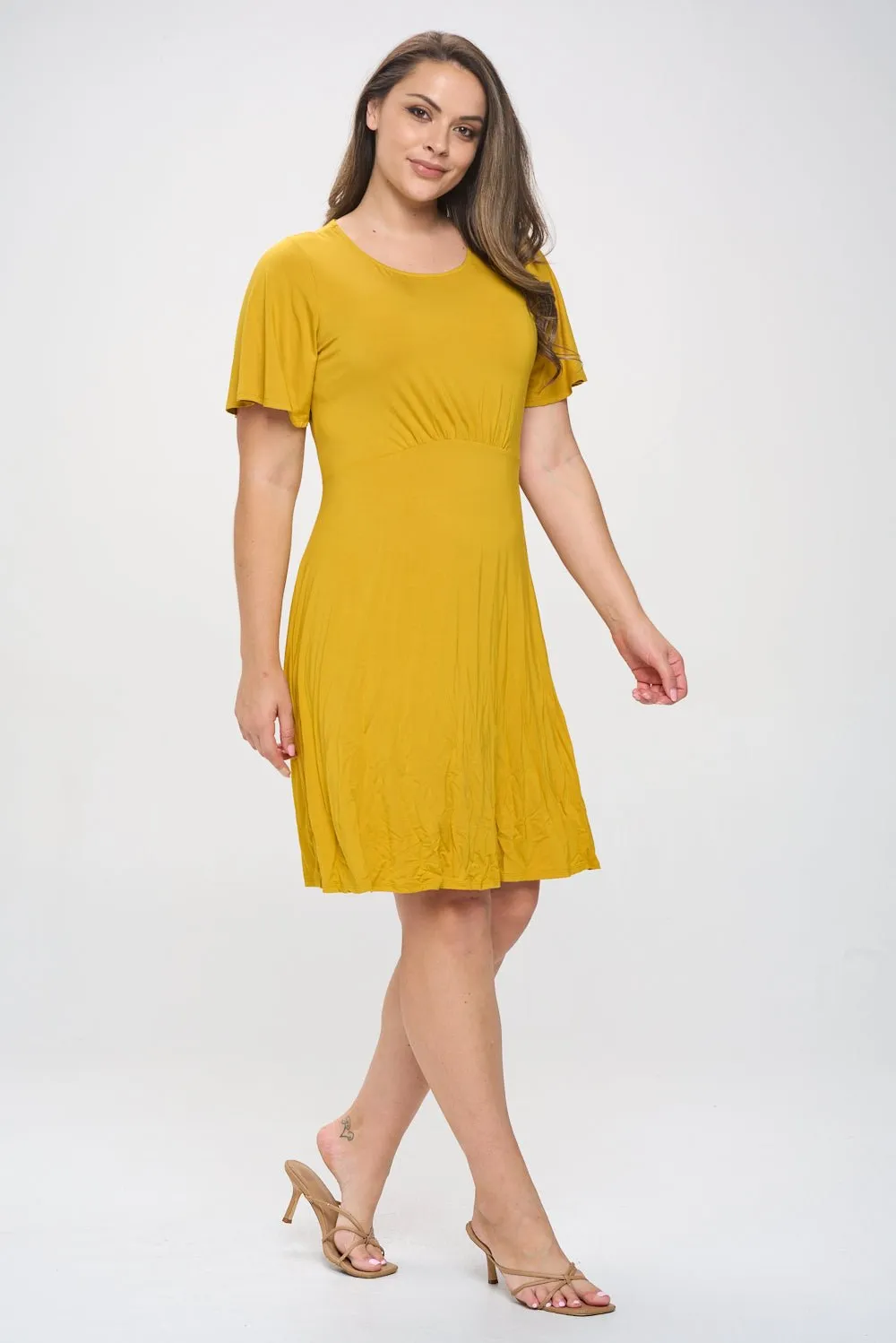 Elli Plus Size Short Sleeve Dress