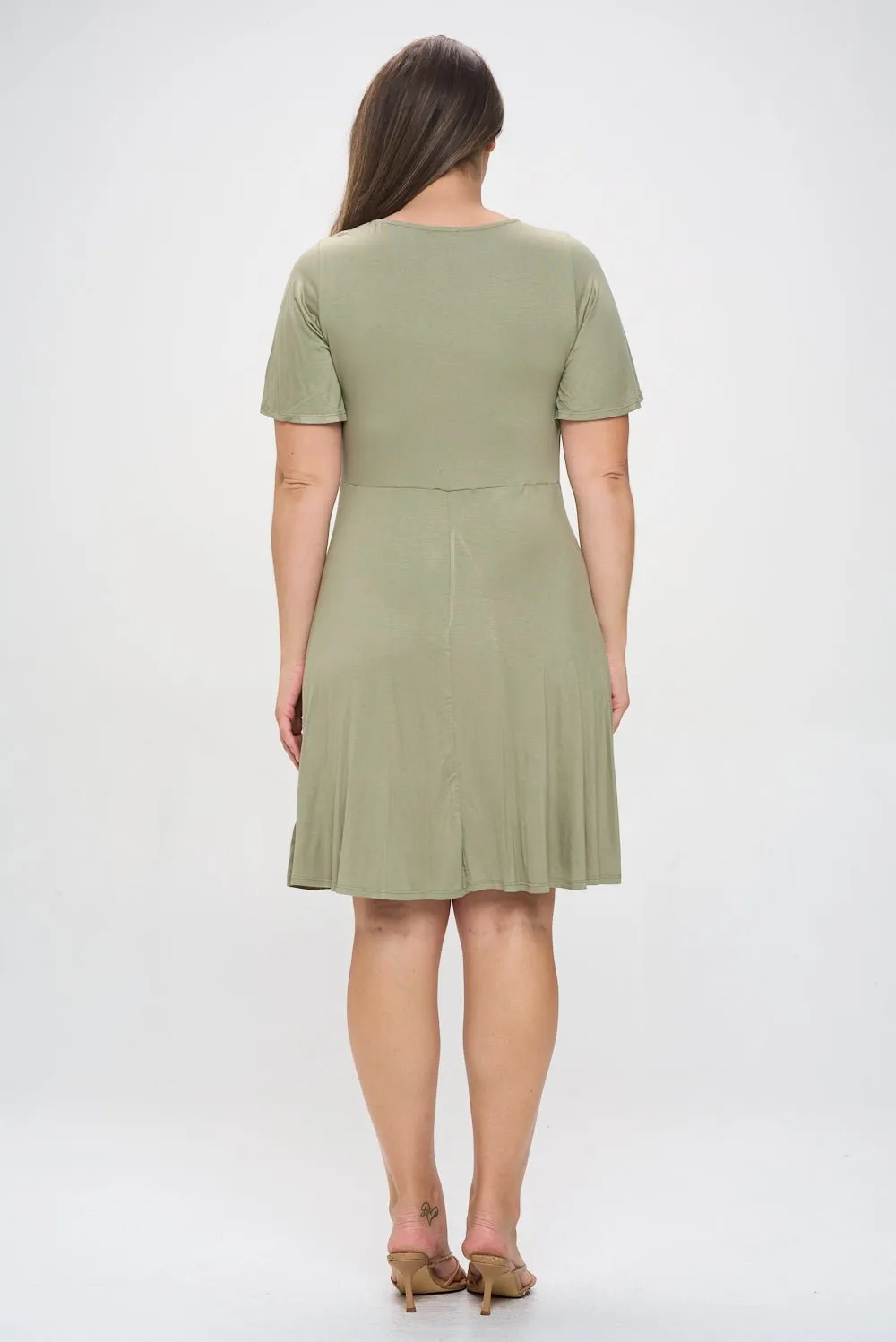 Elli Plus Size Short Sleeve Dress