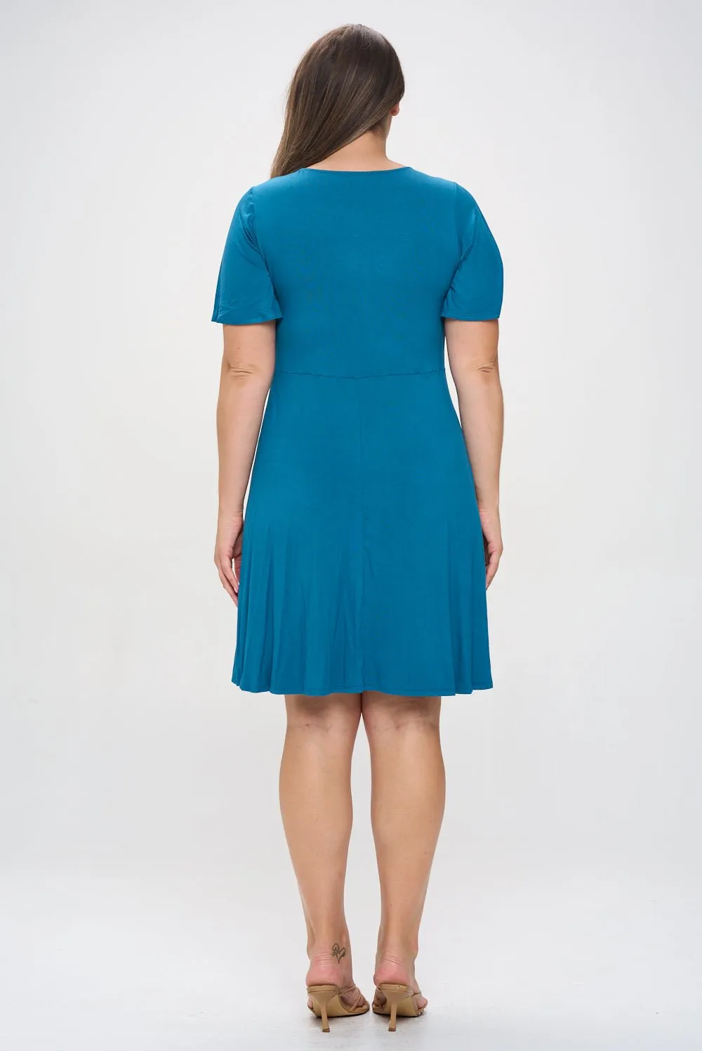 Elli Plus Size Short Sleeve Dress