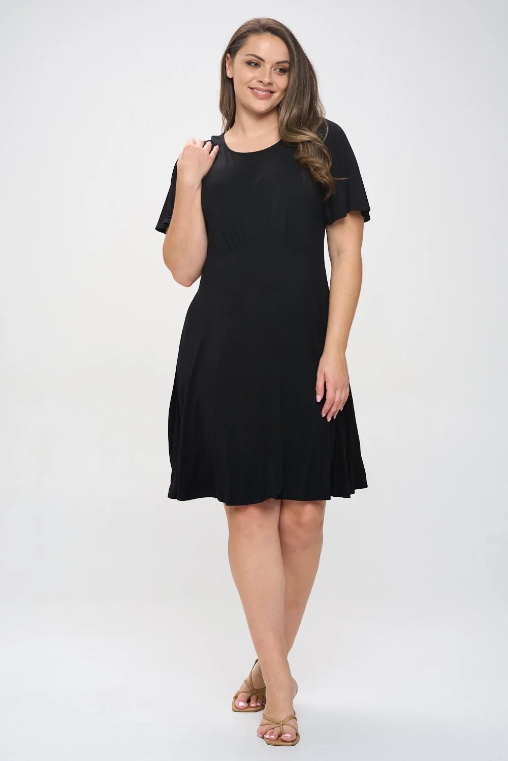 Elli Plus Size Short Sleeve Dress