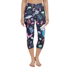 Enchanted Mermaids Yoga Capris