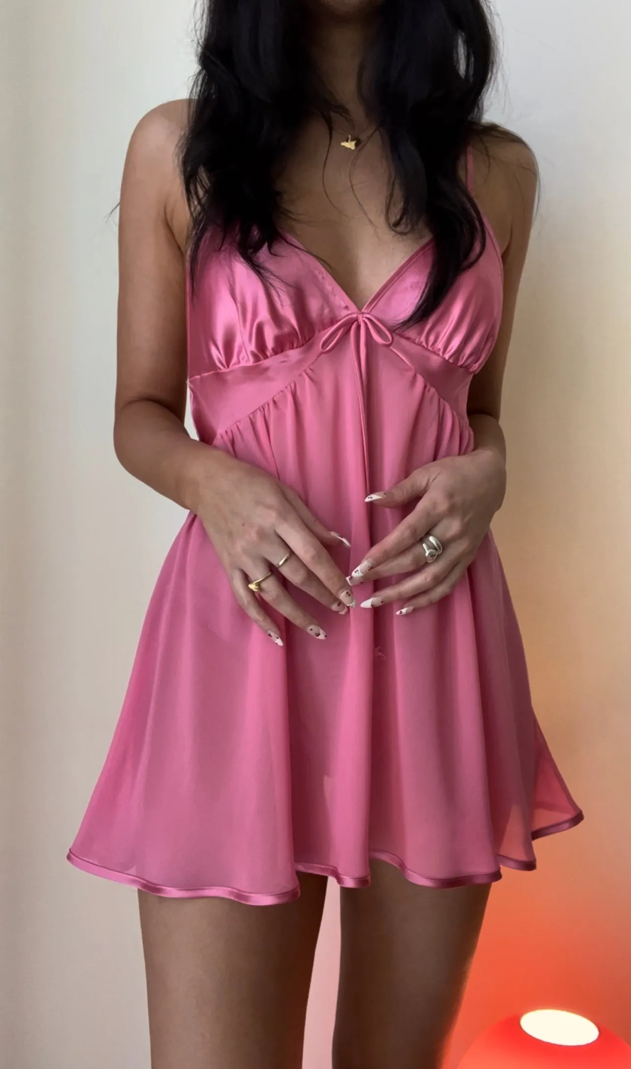 Enchanting Barbie Slip Dress