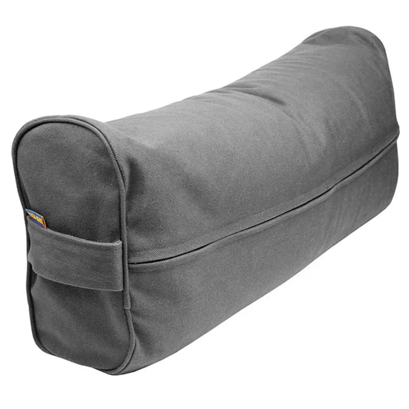 Fitness Mad Rectangular Buckwheat Bolster | Grey