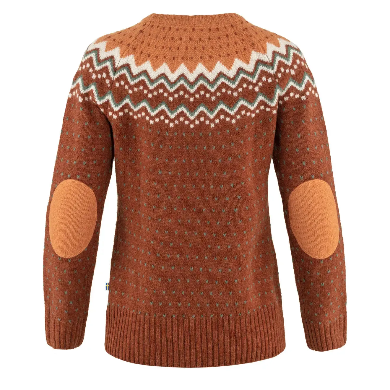 Fjallraven Womens Ovik Knit Sweater Autumn Leaf / Desert Brown