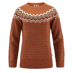 Fjallraven Womens Ovik Knit Sweater Autumn Leaf / Desert Brown