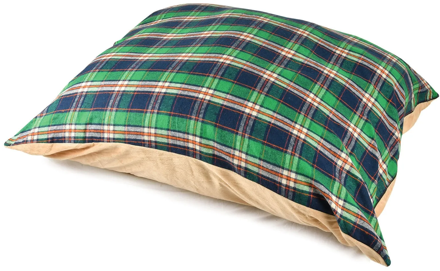 Flannel Dog Bed with Zipper