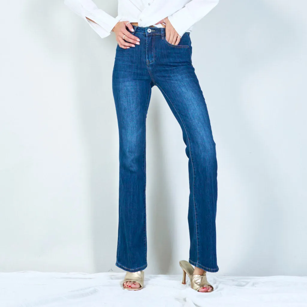 Flattering high-waisted bootcut jeans wholesale