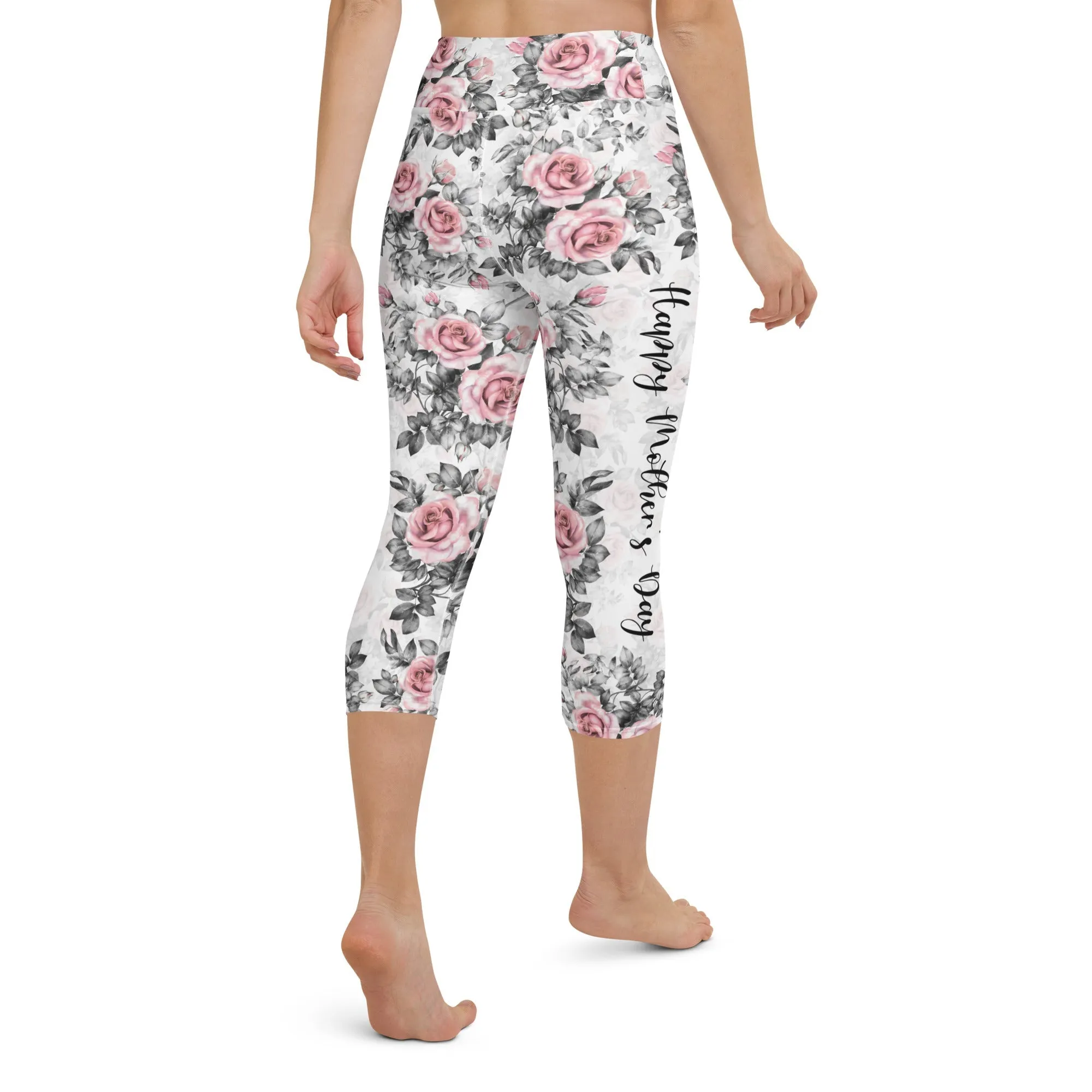 Floral Mother's Day Yoga Capris