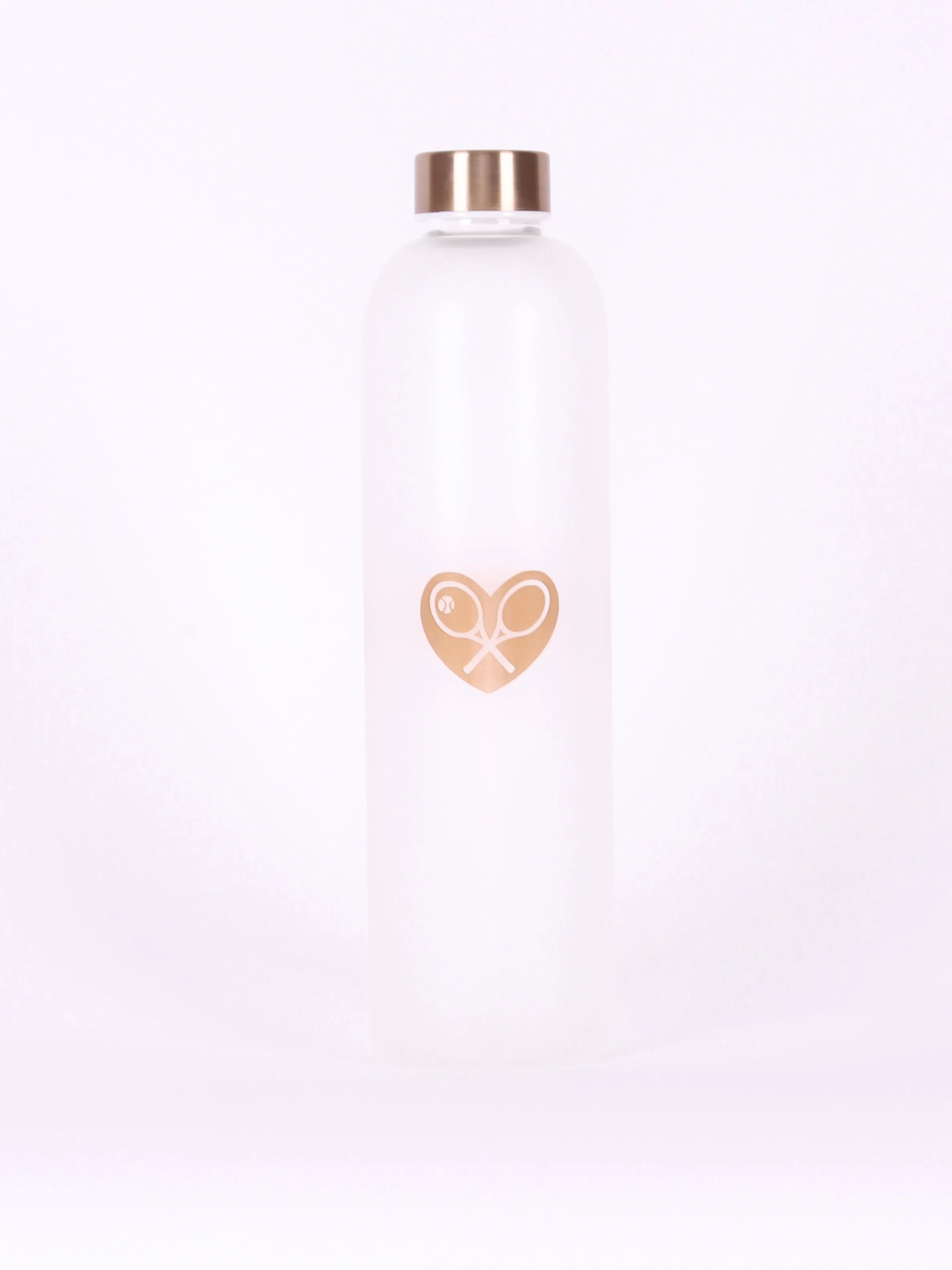 Glass Water Bottle with Logo