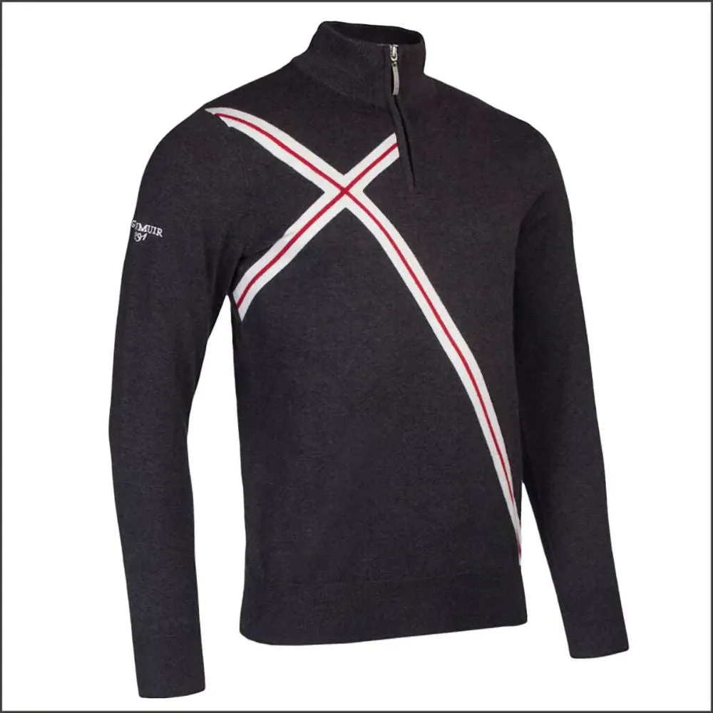 Glenmuir Bracken  Zip Neck Sweater--