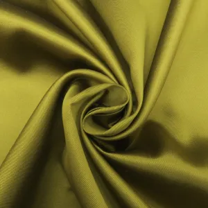 Gold Lime Silk and Wool Woven Fabric