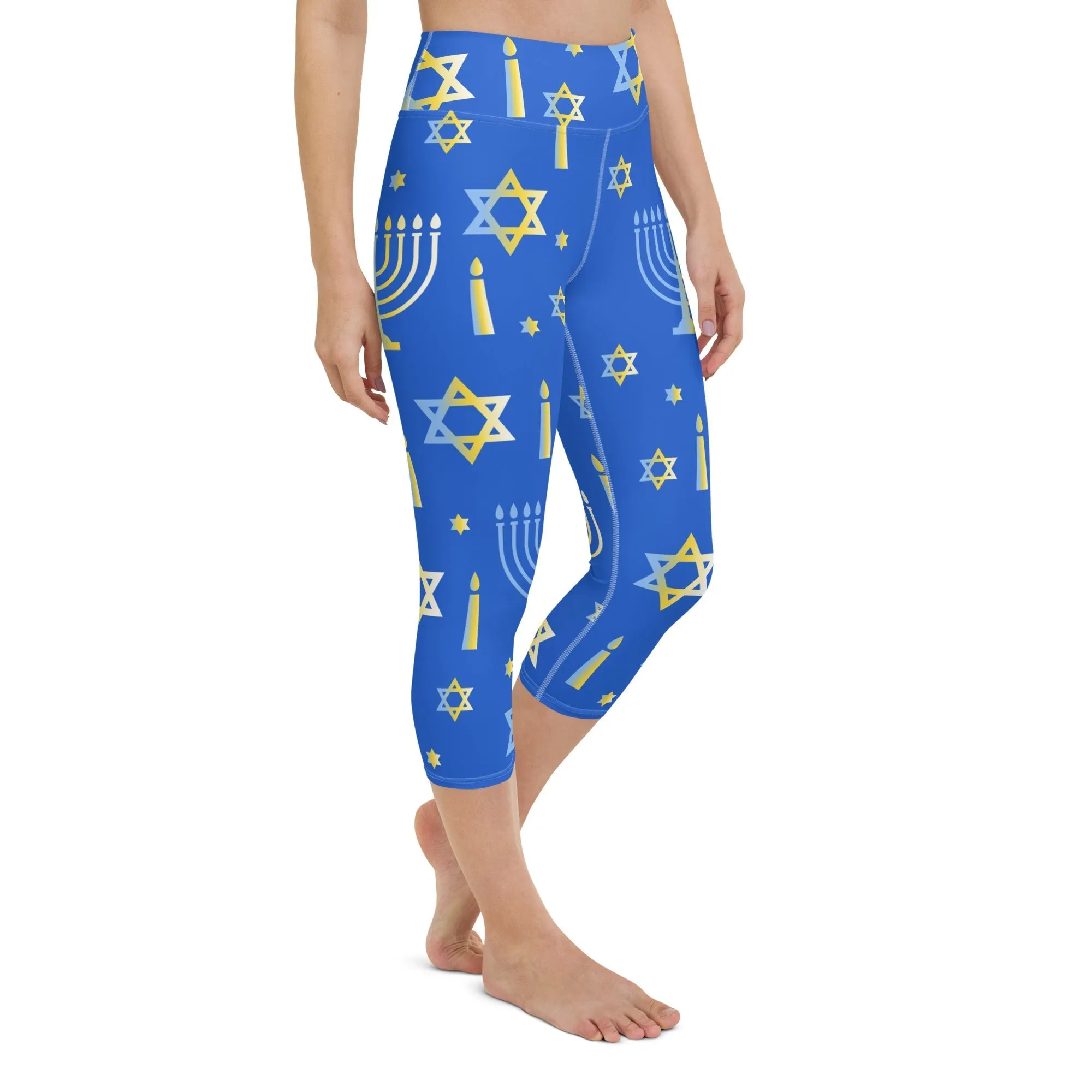 Hanukkah Yoga Capris