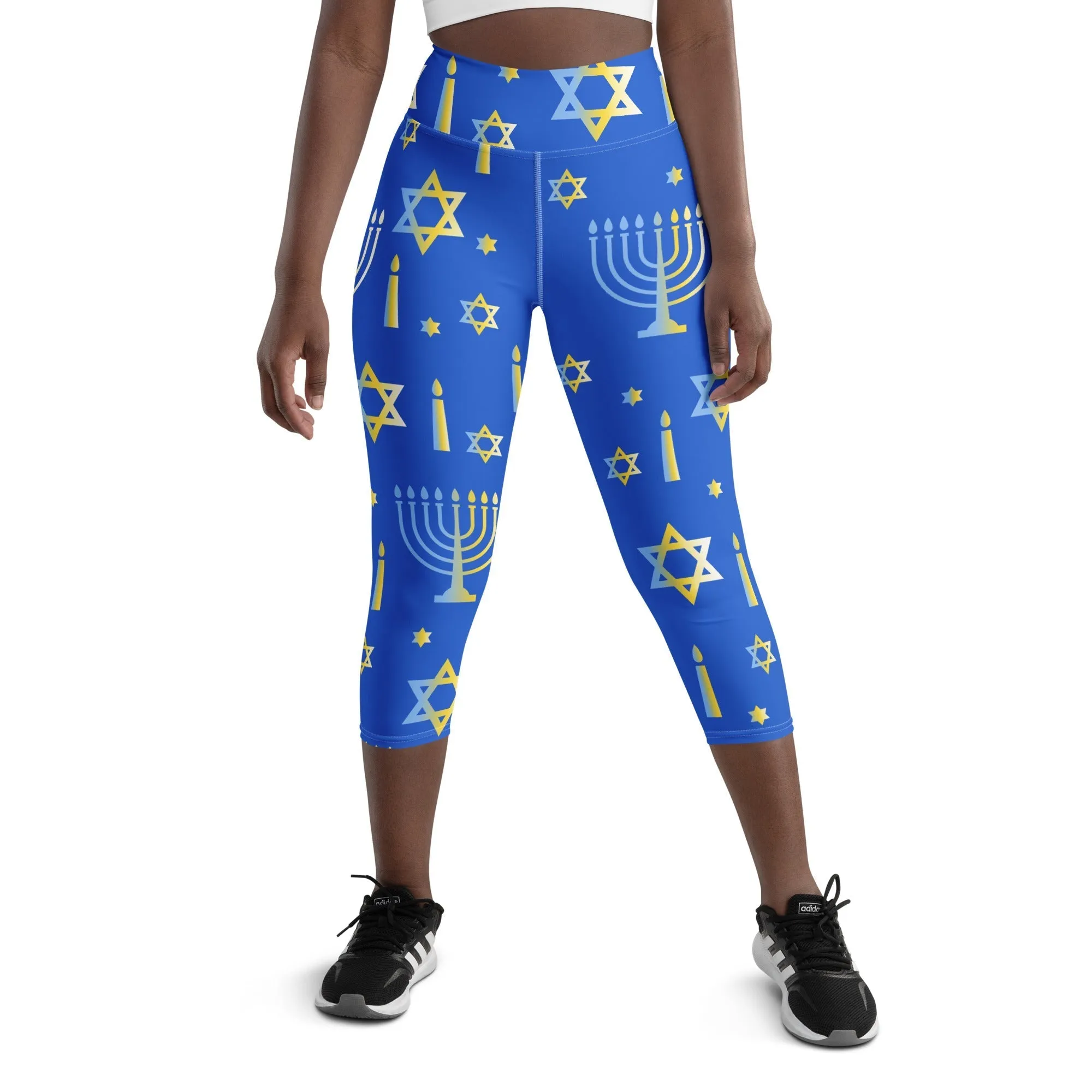 Hanukkah Yoga Capris