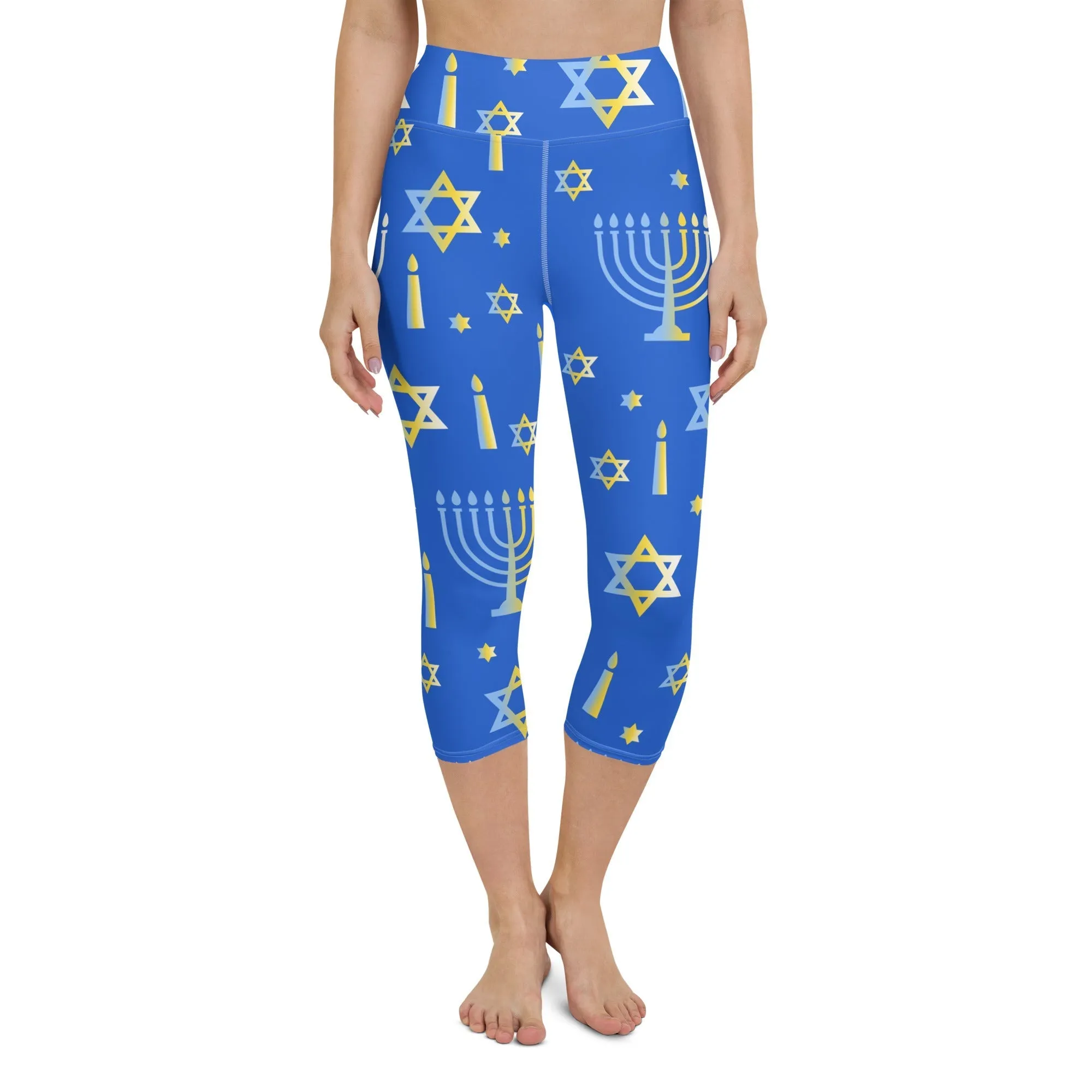 Hanukkah Yoga Capris