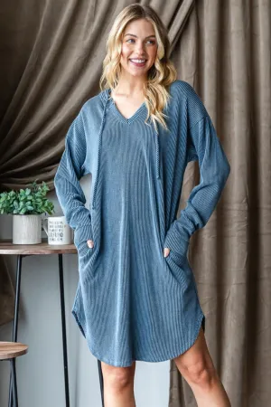 Heimish Ribbed Long Sleeve Dress