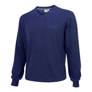 Hoggs of Fife Stirling Long Sleeved Pullover - Navy