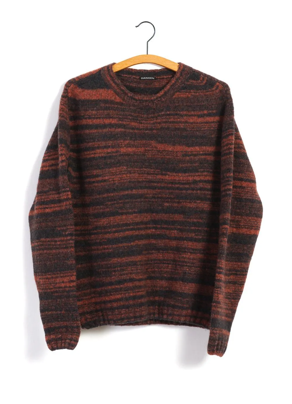 LEONARD | Knitted Crew Neck Sweater | Bonfire