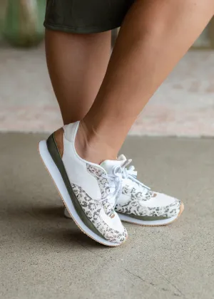 Leopard Print Tennis Shoe - FINAL SALE