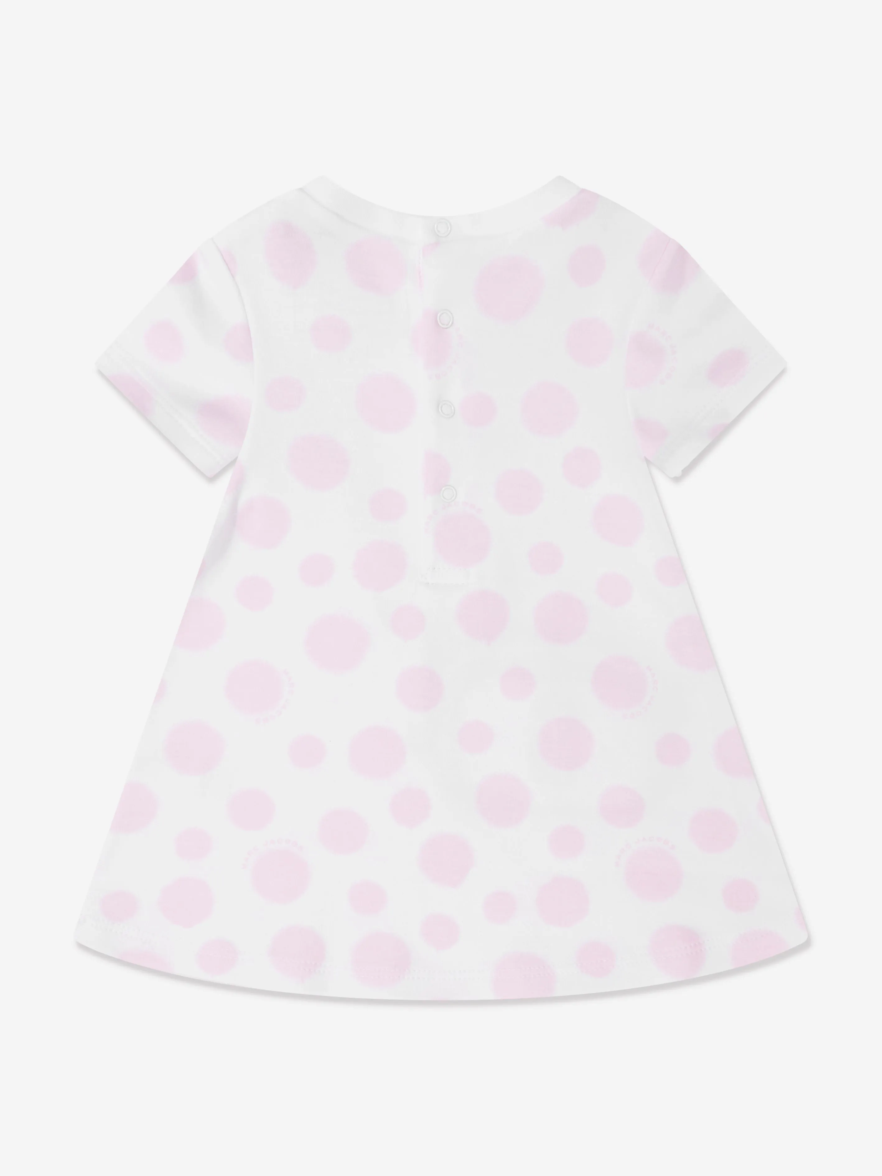 MARC JACOBS Baby Girls Spotted Bag Print Dress in Ivory