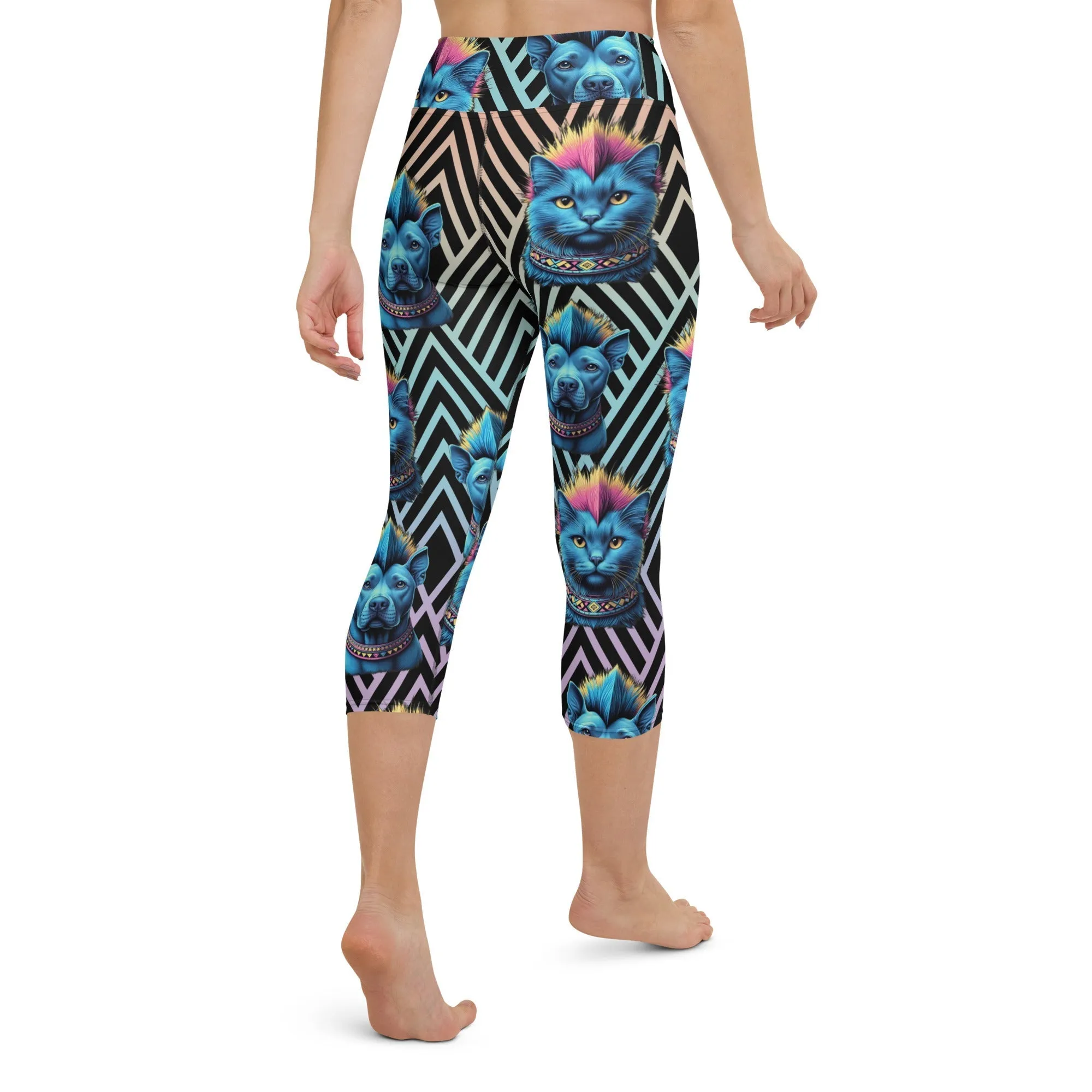 Mohawk Cats & Dogs Yoga Capris