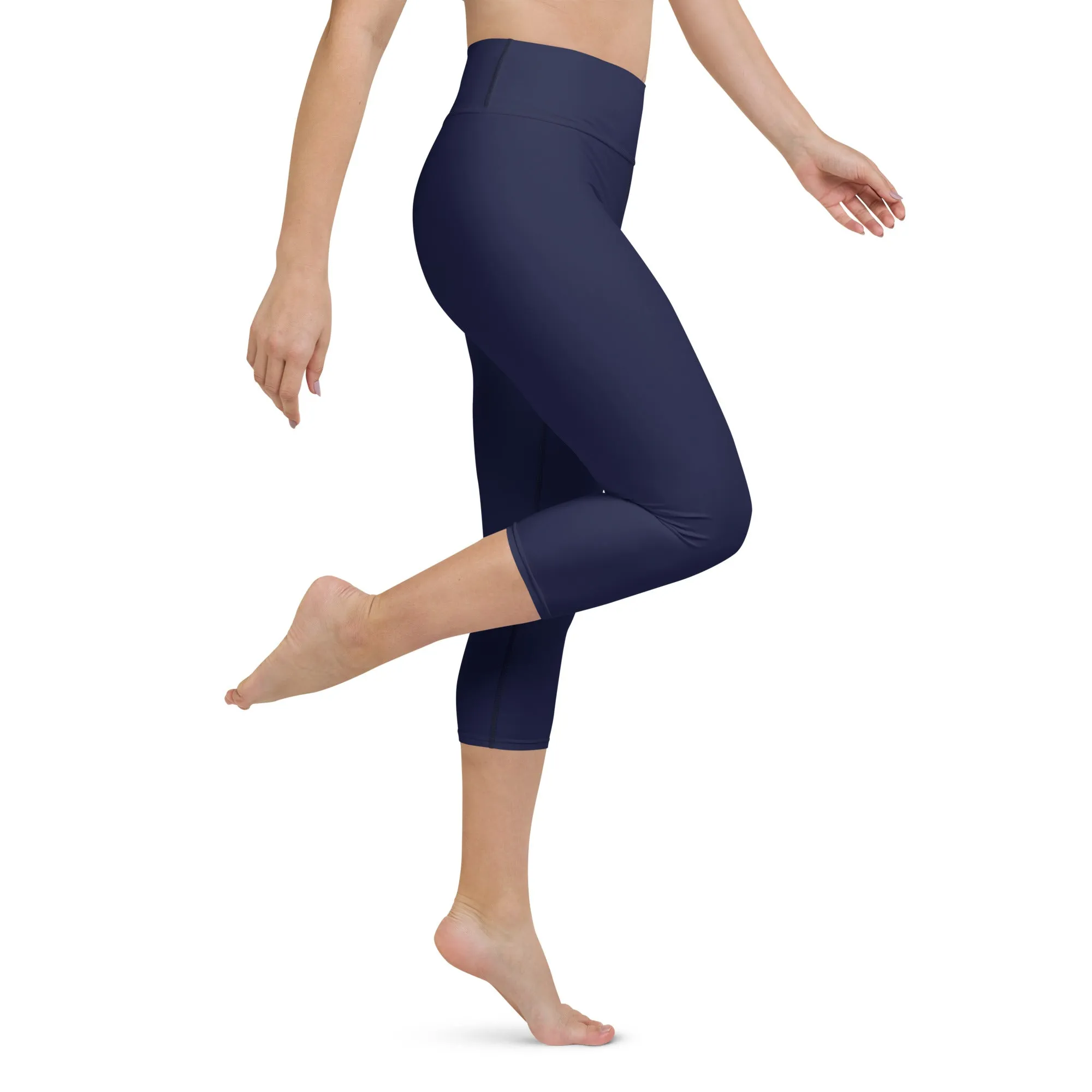 Navy Blue Yoga Capris